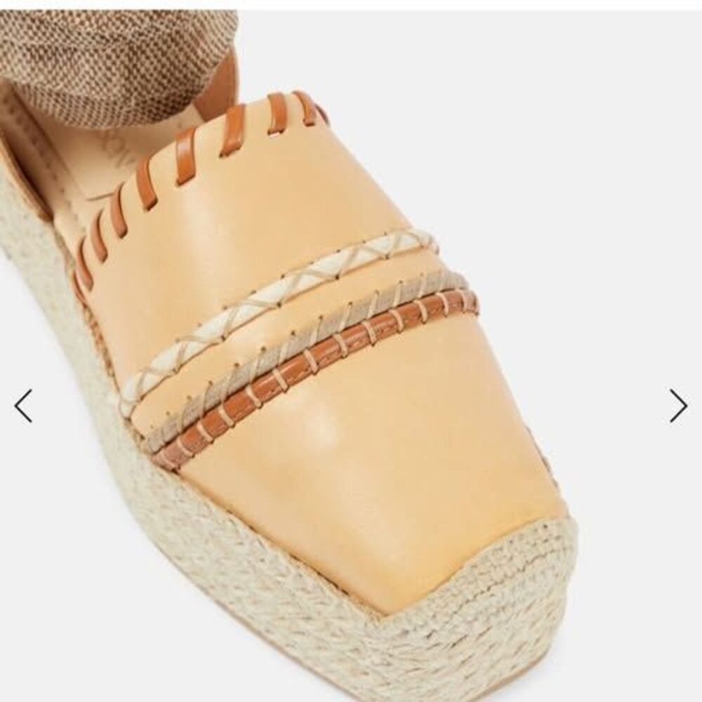 Ulla Johnson Leather platform espadrilles NWT SIZE 38 - Picture 3 of 10